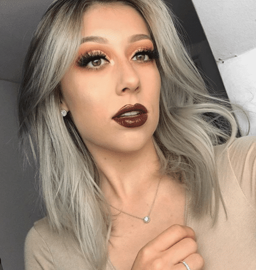 Brown and Blonde Fall Makeup Look