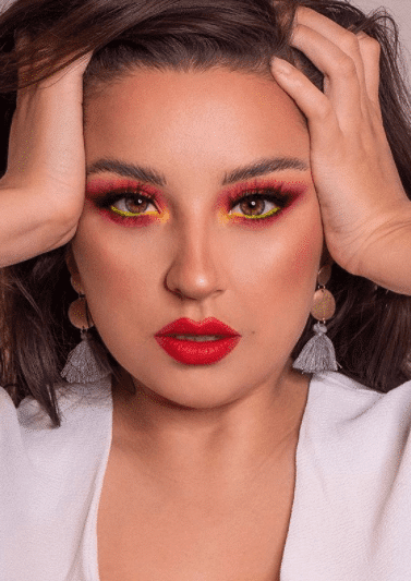 Hot and Spicy Fall Makeup Look