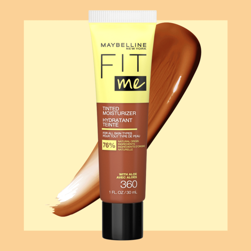 Maybelline Fit Me Tinted Moisturizer – Getönter Feuchtigkeitsspender, 12h Frische, Natürliche Abdeckung