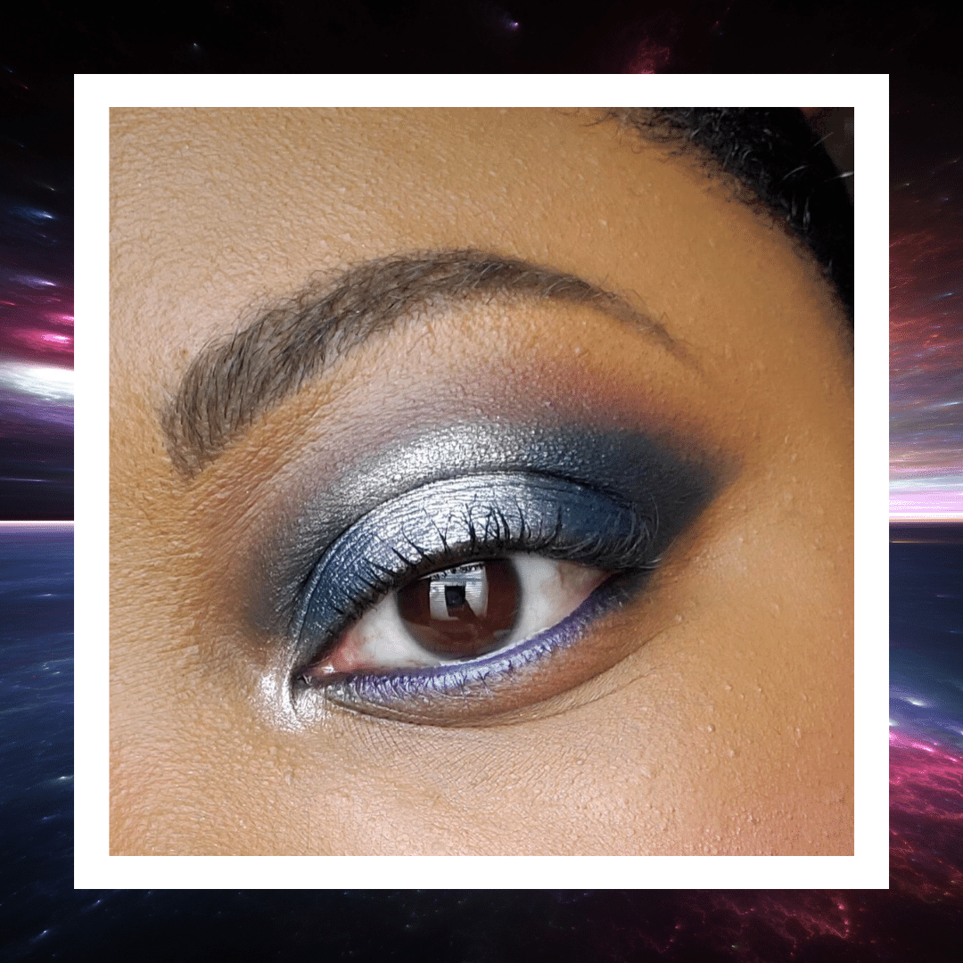 Sydney Grace x Temptalia On the Horizon Dark Eye Palette Blue Look