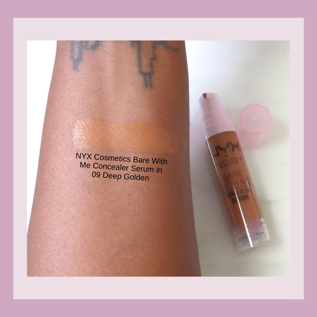 Bare With Me Concealer Review +Swatches Deep Golden)