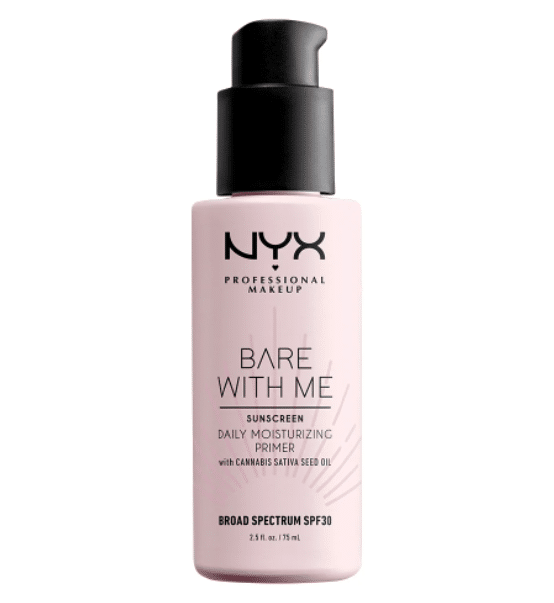 Best SPF Moisturizer - NYX Cosmetics Bare With Me Daily Moisturizer Primer SPF 30