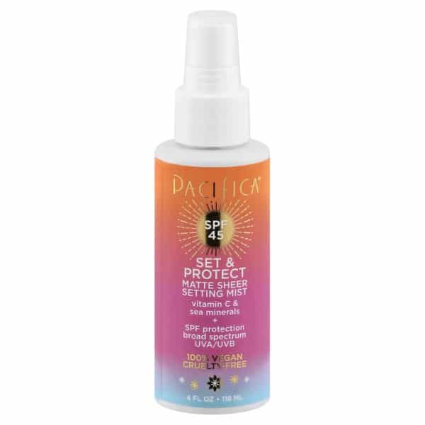 Pacifica Set and Protect Matte Sheer Setting Mist SPF 45