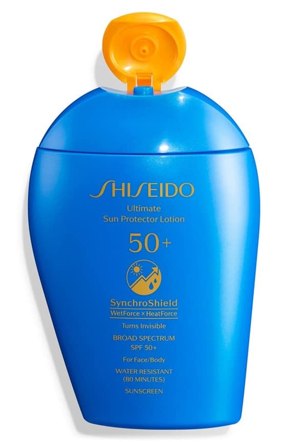 shiseido ultimate sun protector lotion spf 50 sunscreen