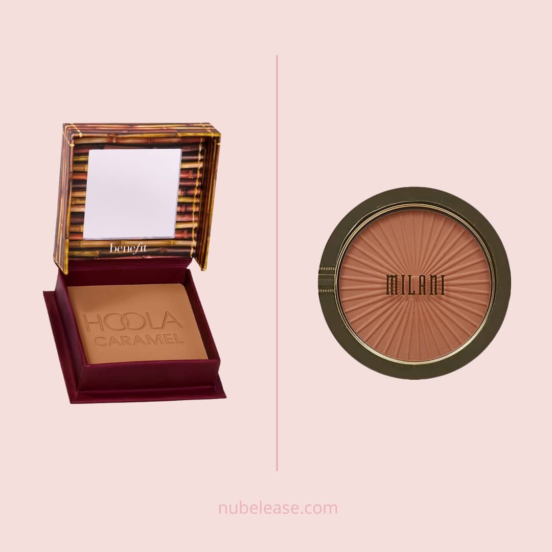 Milani Silky Matte Bronzing Powder is a dupe for the Benefit Cosmetics Hoola Bronzer