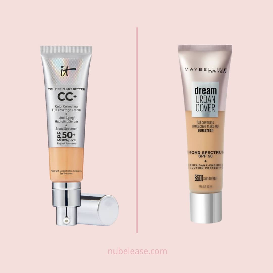 Maybelline Urban Cover is a dupe for the IT Cosmetics CC Cream