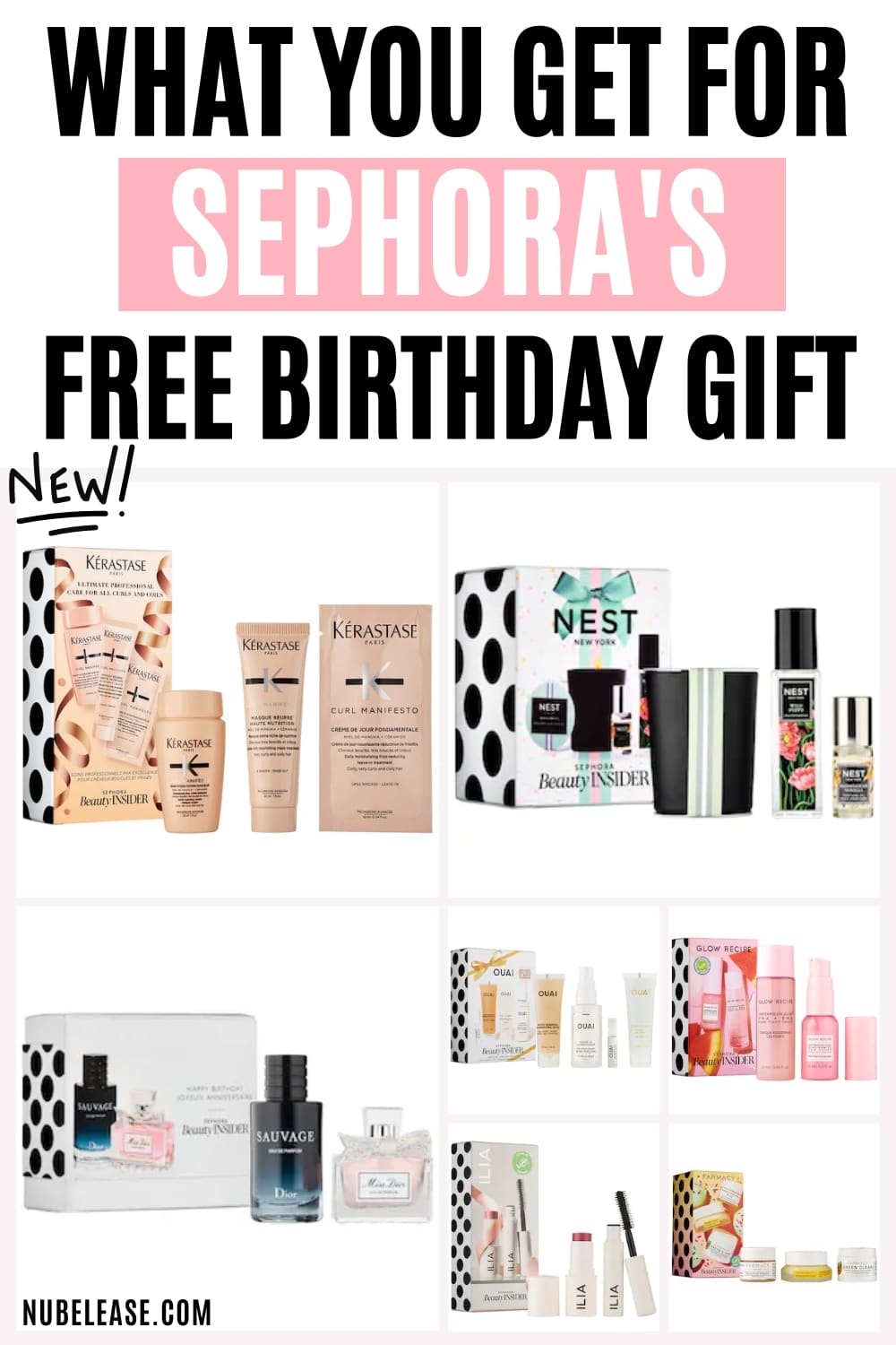 List of Sephora Beauty Insider Birthday Gifts 2023