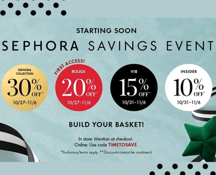 Sephora Holiday Savings Event 2023: VIB Sale Dates Revealed + Best Products!