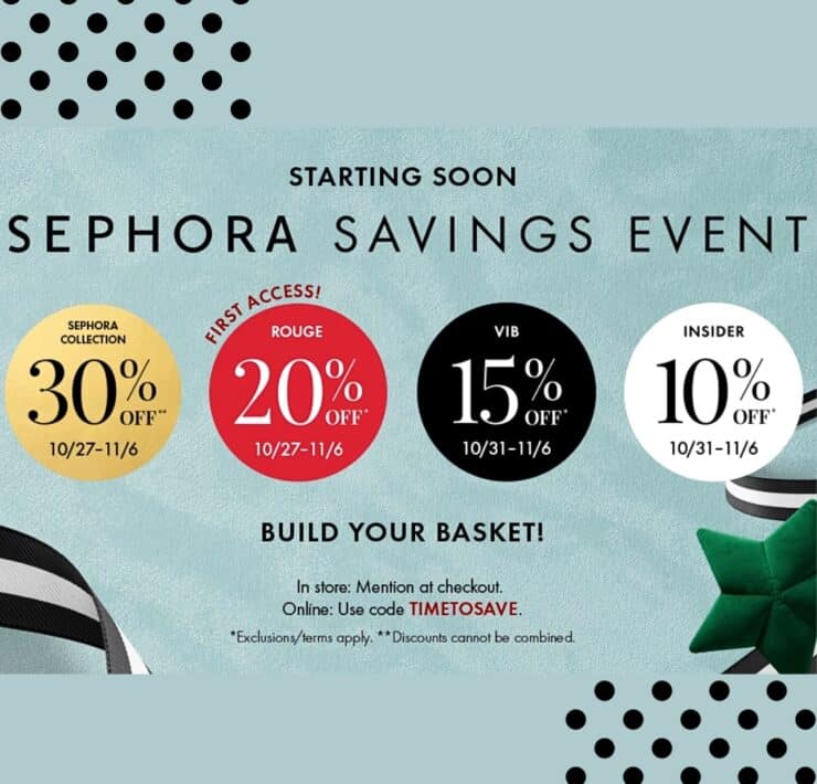 Sephora Holiday Savings Event 2023: VIB Sale Dates Revealed + Best Products!