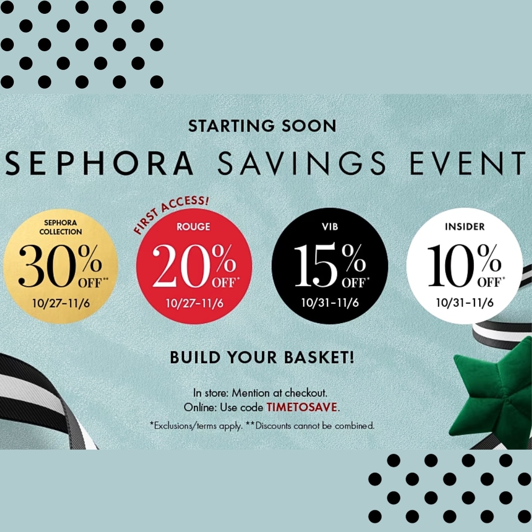 FALL SEPHORA SALE IS ALMOST HERE 👀👀👀 