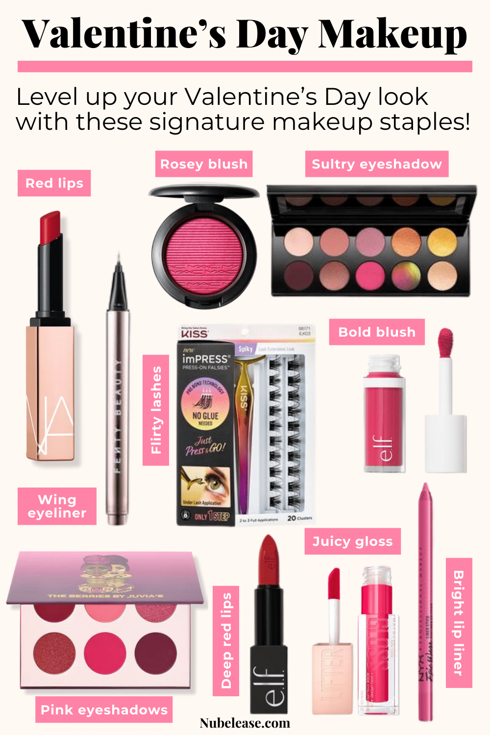 Best Valentines Day Makeup Look Products