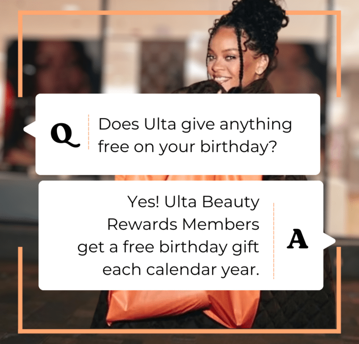 Ulta Beauty Rewards Birthday Gift Frequently Asked Questions (FAQ)