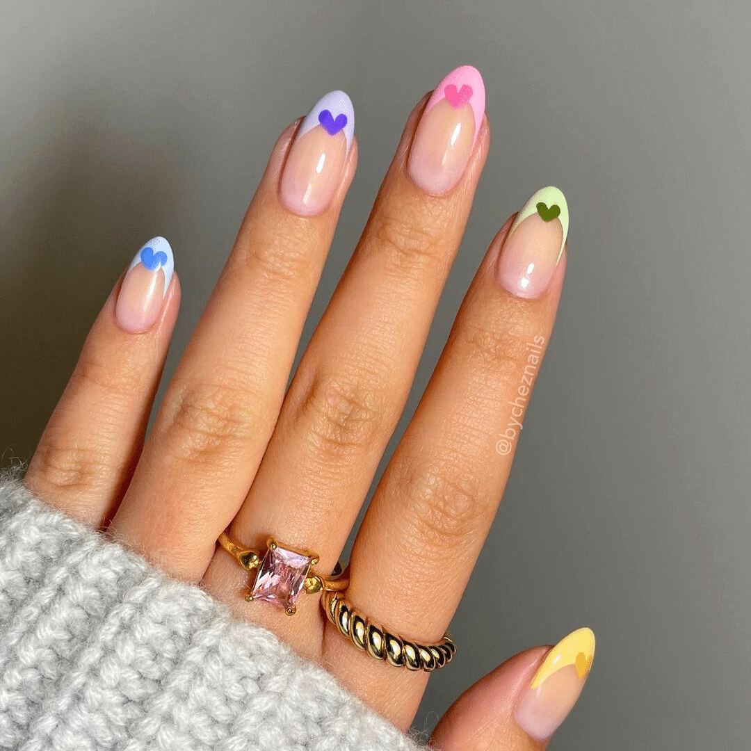 In love with Spring nail idea