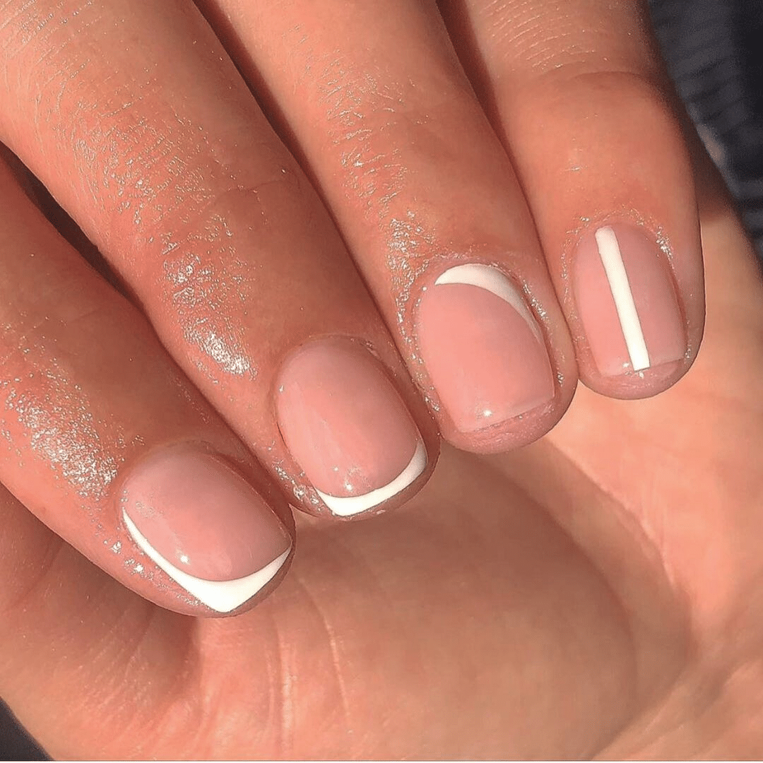 Deconstructed French Simple Nail Look