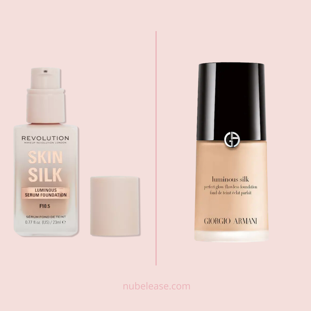 Makeup Revolution Skin Tint is a dupe for the Giorgio Armani Luminous Silk Foundation