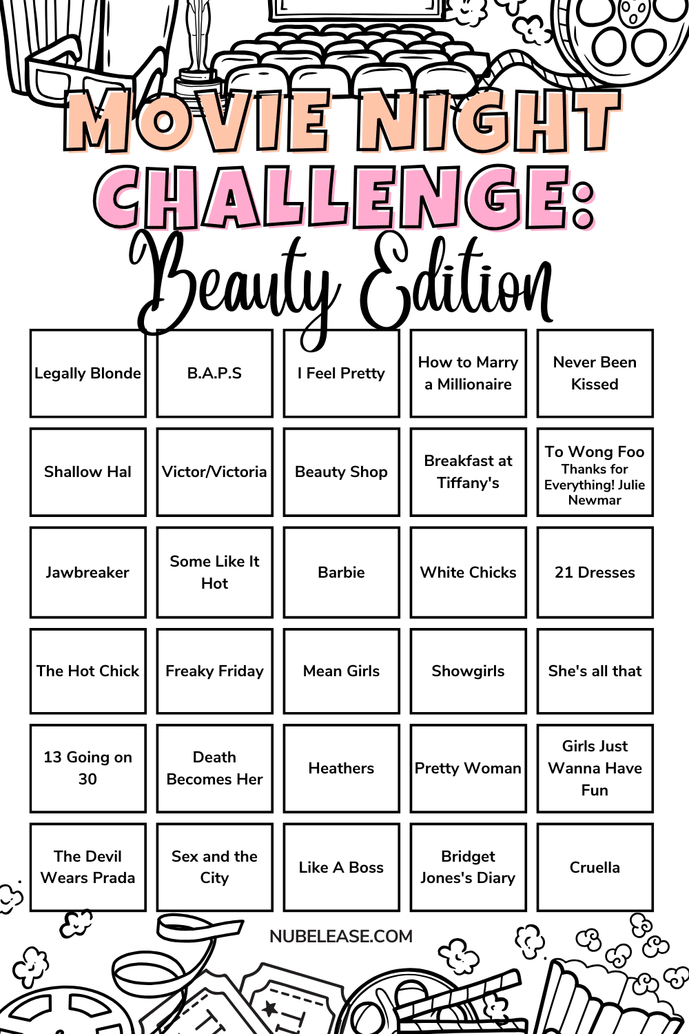 Movie Night Challenge - Beauty Edition