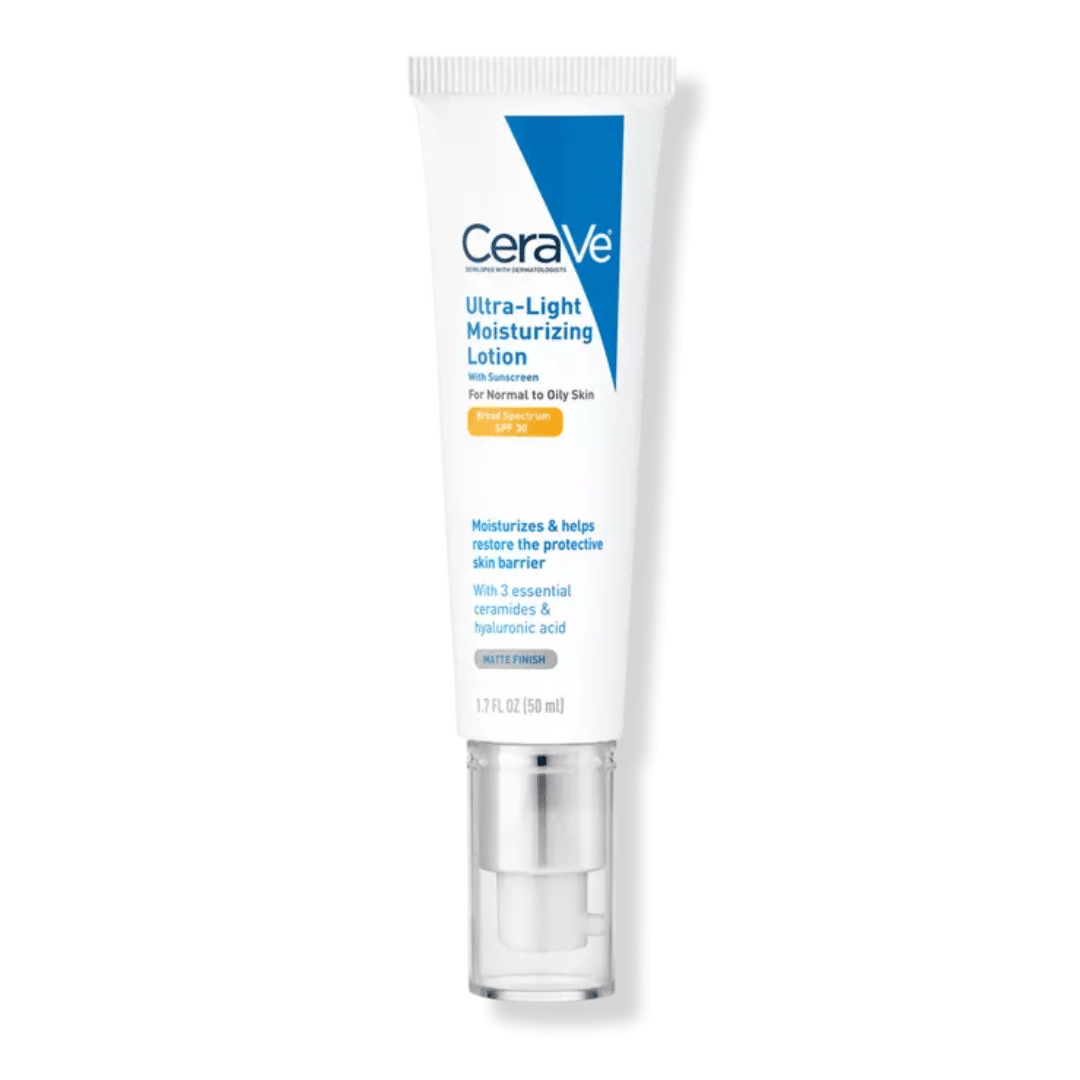 CeraVe Ultra Light Moisturizing Lotion - Best SPF Moisturizers No White Cast Products