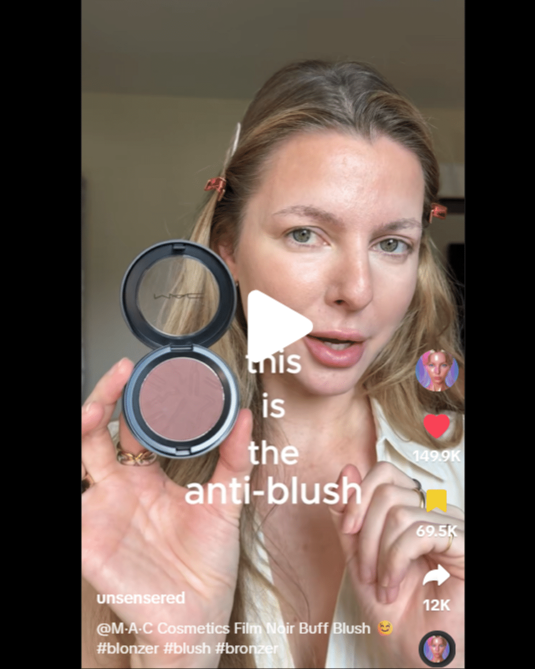 The Anti Blush Trend - Viral Video from Unsensered on Tiktok